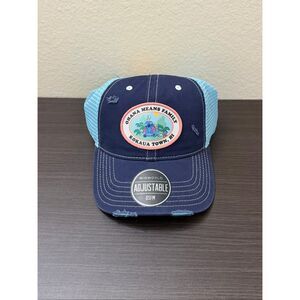 Disney Stitch Ohana Distressed Trucker Hat